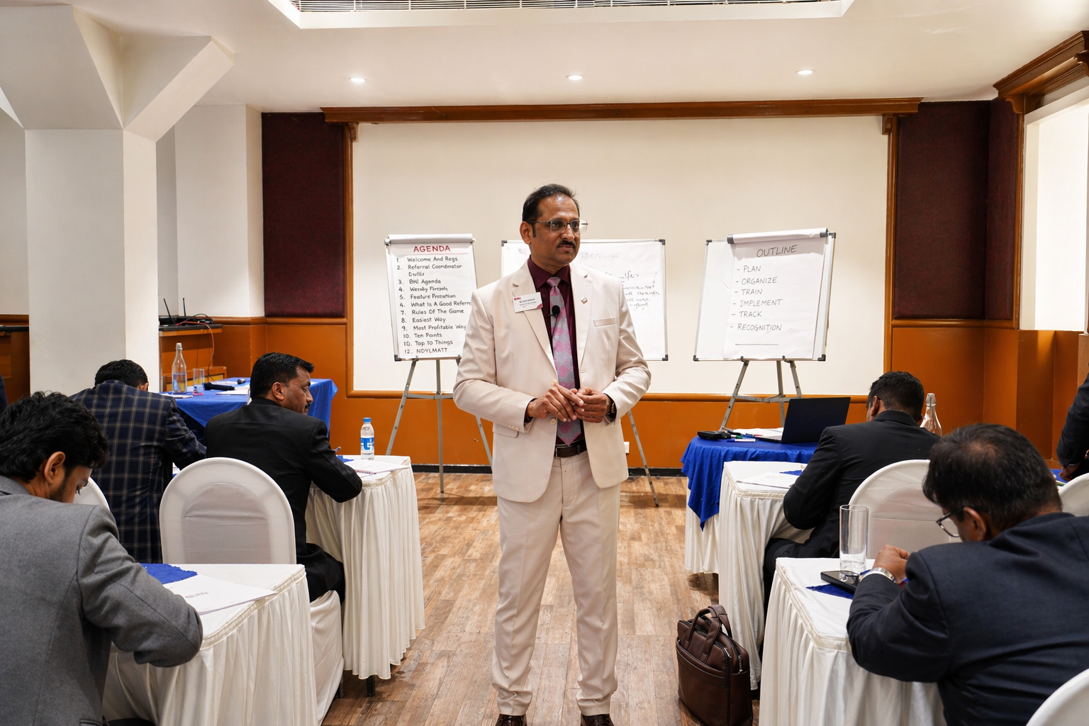 Mr. Shirish Kaulgud delivering a corporate training session